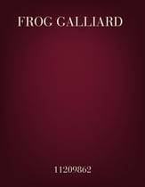 Frog Galliard Orchestra sheet music cover
